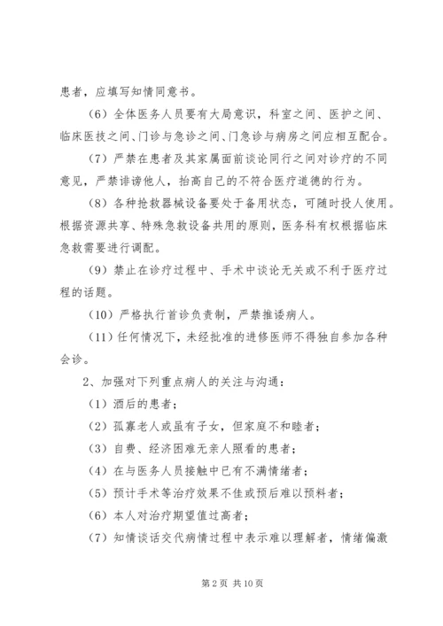 XX卫生院医疗纠纷预防和处理应急预案 (2).docx