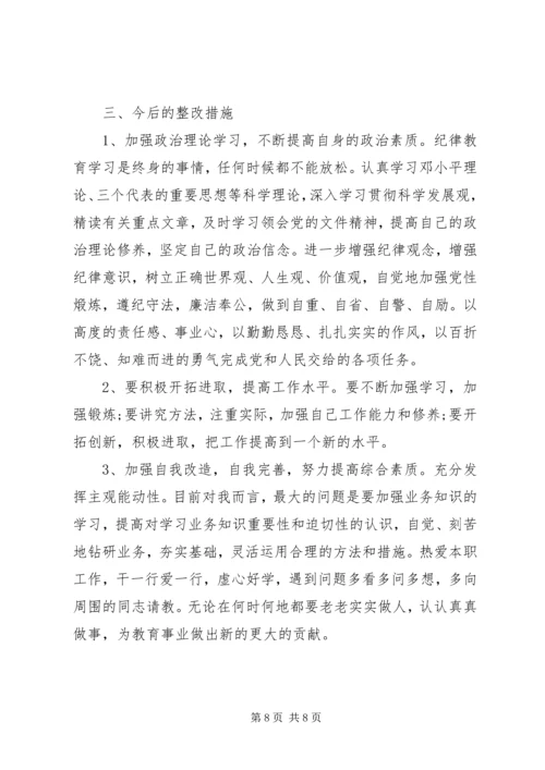 党的组织纪律和作风心得.docx