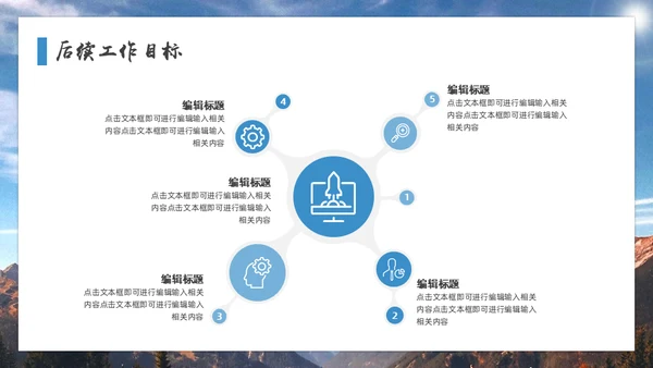 新人职场必备蓝色简约工作计划汇报通用PPT