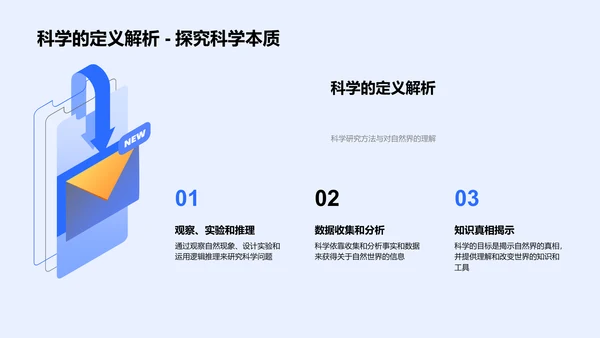 科学原理与生活PPT模板