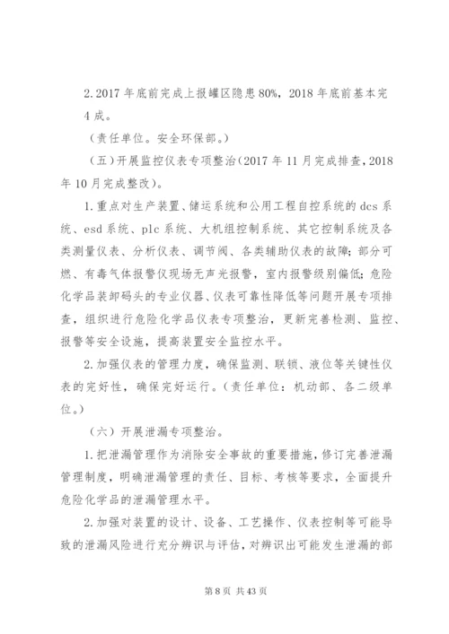 危险化学品安全综合治理实施方案精编.docx