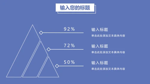 蓝色简约大气总结汇报PPT模板