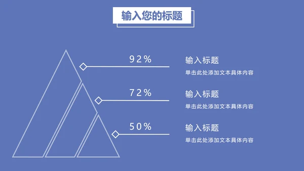蓝色简约大气总结汇报PPT模板