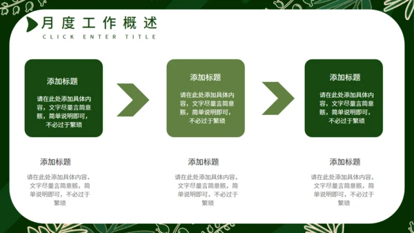 森色月度复盘总结通用PPT模板