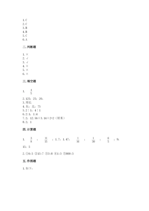 小学六年级数学上册期末考试卷审定版.docx