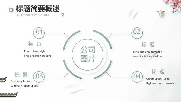 大气中国风乡村振兴扶贫脱贫动态PPT模板