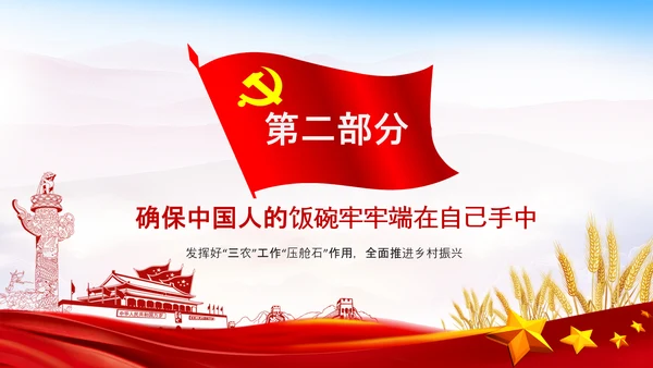 学习中央农村工作会议精神三农乡村振兴PPT