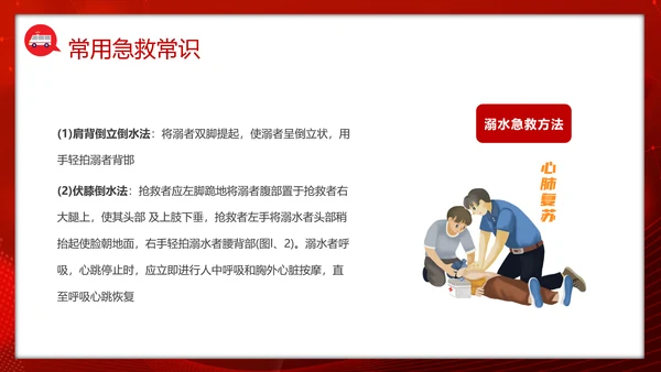急救知识培训PPT模板