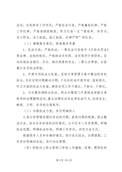 城建监察工作汇报材料.docx