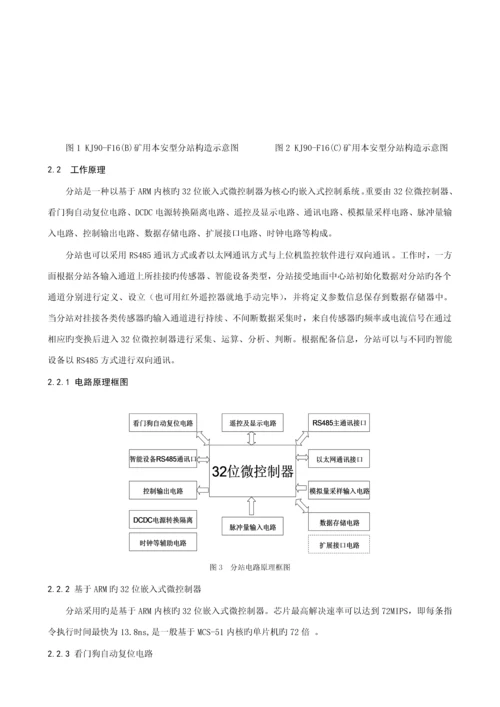 KJFKJF型矿用分站专项说明书.docx