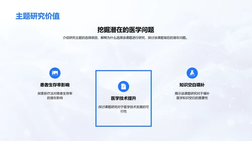 医学课题开题报告PPT模板