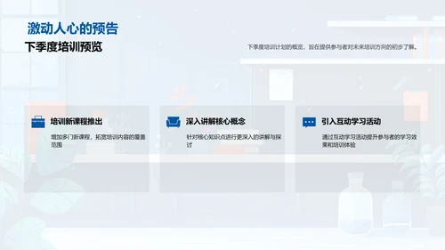 季度培训效果报告PPT模板