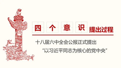 增强四个意识争做合格党员PPT模板