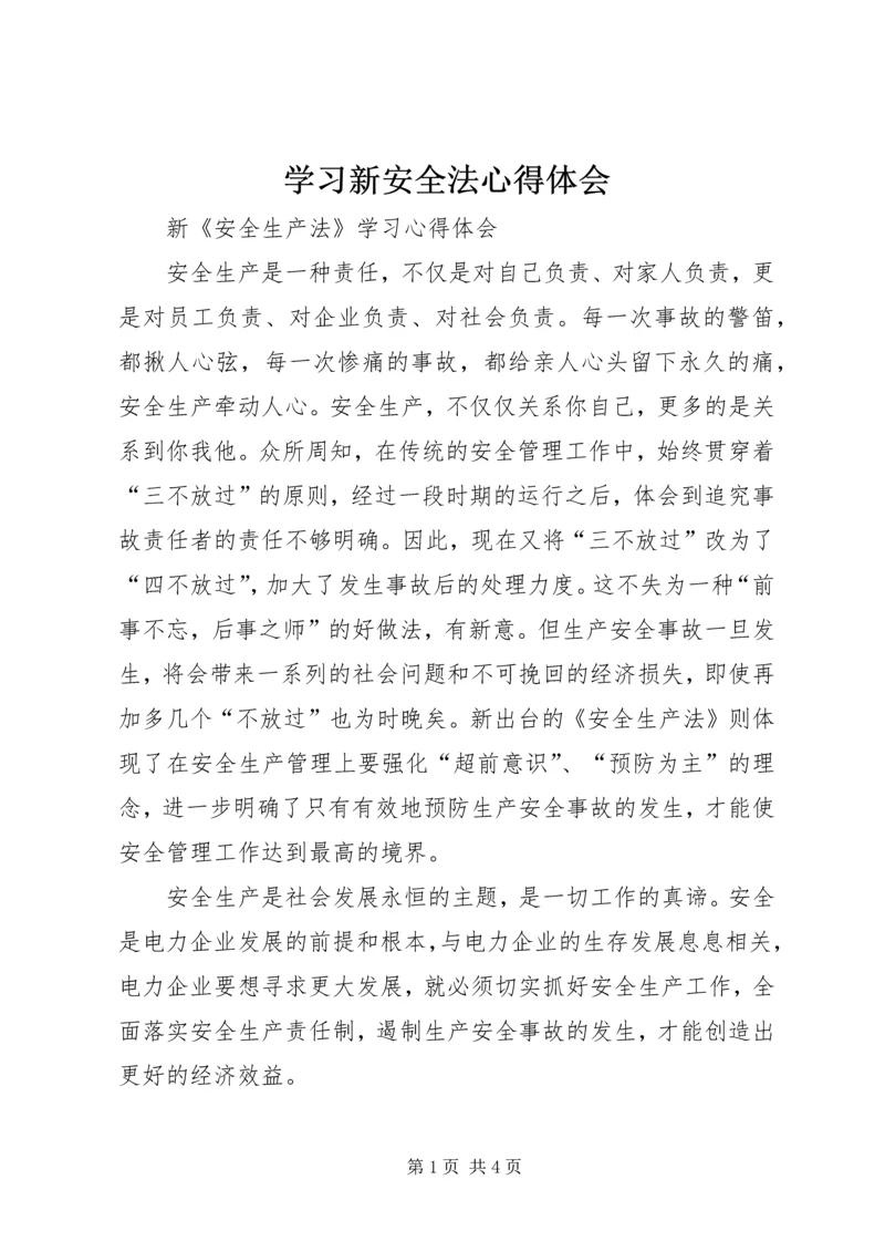 学习新安全法心得体会 (6).docx