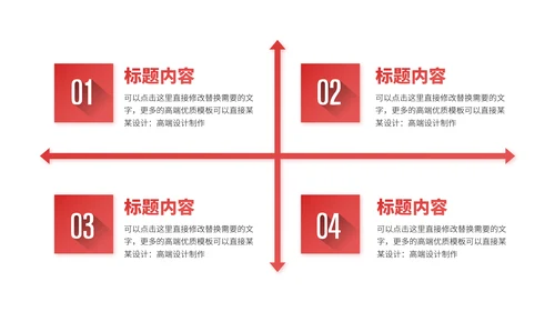 红色年中总结工作汇报述职报告升职答辩科研报告创意PPT模板