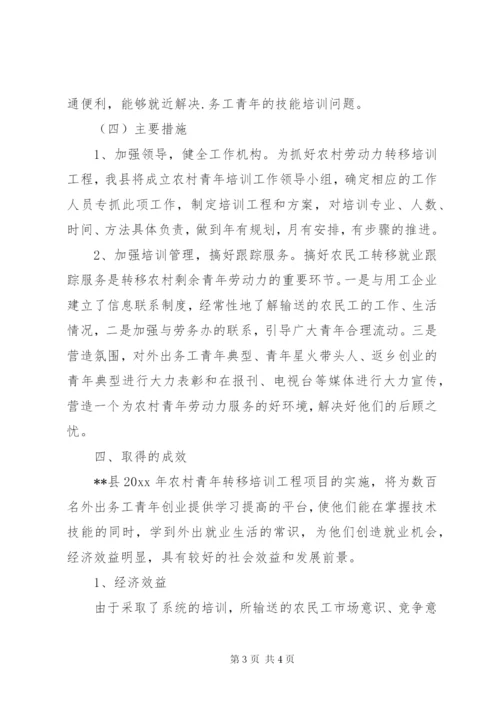 年度县共青团工作创新项目实施方案.docx