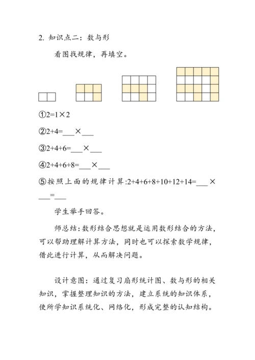 9.3《总复习--统计与概率》（教案）人教版六年级数学上册