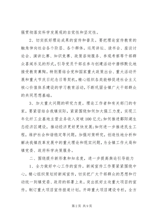 加强全镇宣传思想工作要点 (2).docx