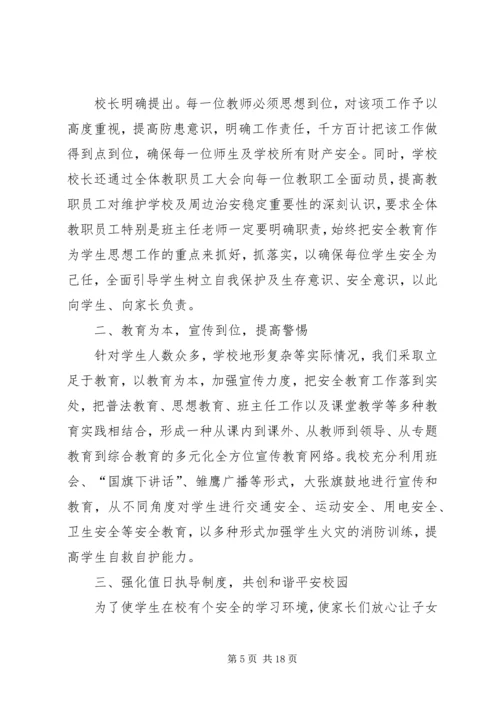 安全综合治理工作自查报告五篇.docx