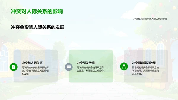 校园礼仪与友情建立PPT模板