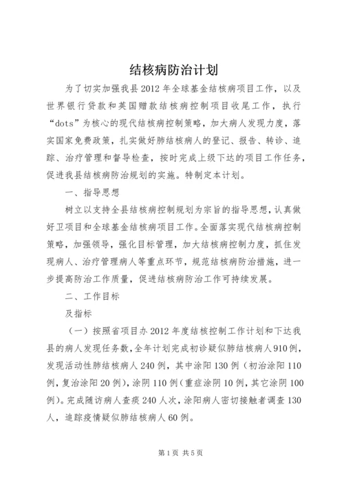 结核病防治计划.docx