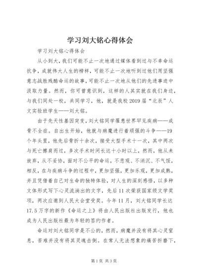 学习刘大铭心得体会.docx