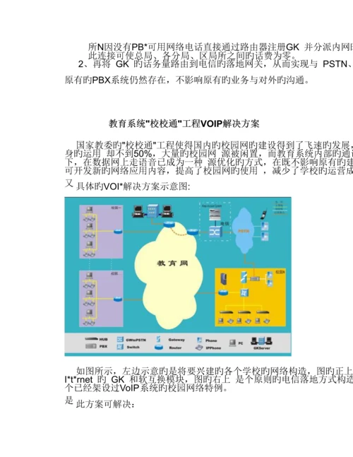 VOIP解决管理知识专题方案.docx