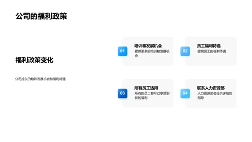 福利政策发布会PPT模板