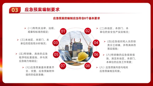 红色党政风党建应急管理培训安全生产综合管理知识培训PPT