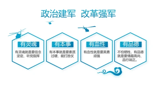 蓝色党支部年终工作总结学习教育PPT