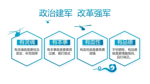 蓝色党支部年终工作总结学习教育PPT