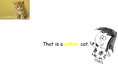 外研版（一起）一上Module 5  Unit 2 This is a yellow cat 同步备