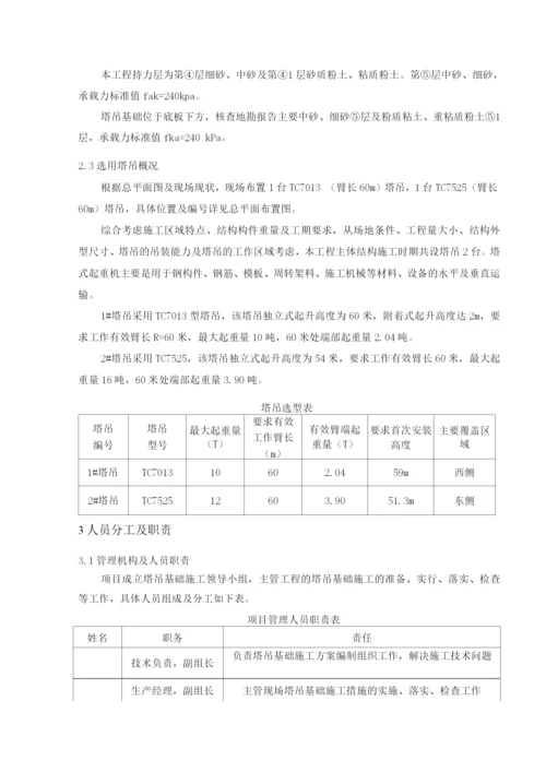 塔吊基础施工方案8.docx