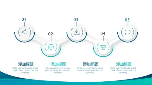 蓝色时尚主治医师述职报告年年终总结动态PPT