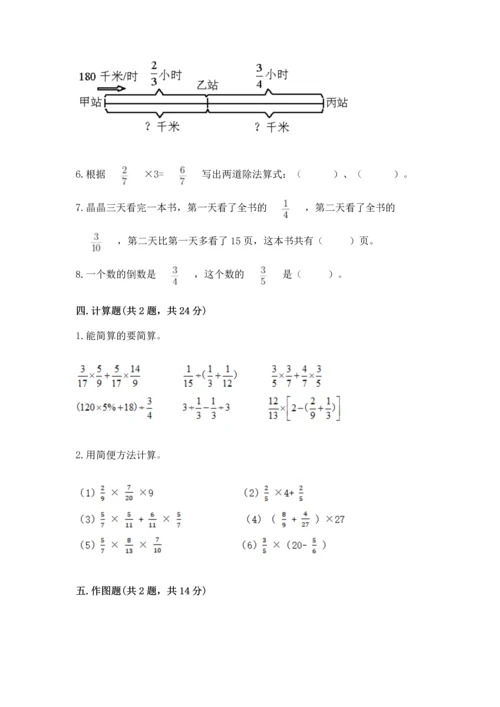 人教版六年级上册数学期中测试卷精编.docx