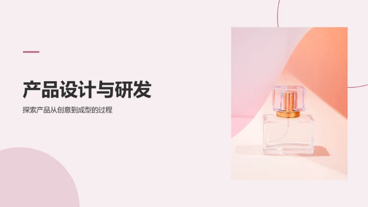 棕色摄影风通用行业产品介绍PPT模板