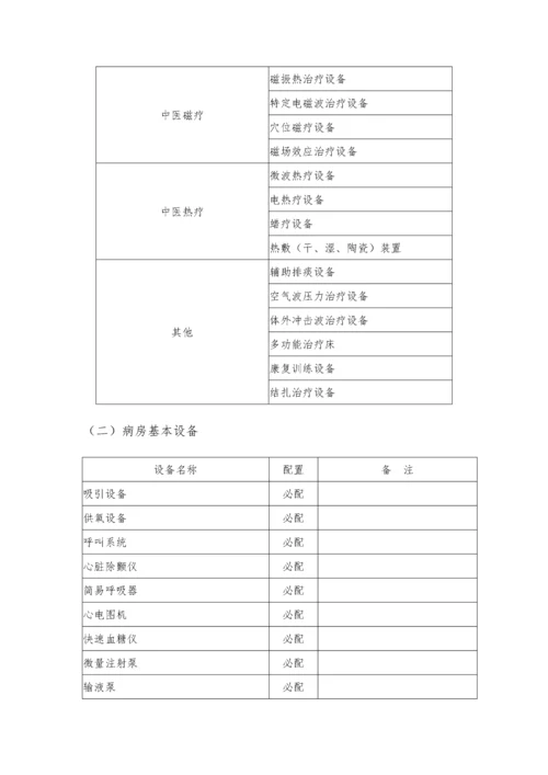 中医医院医疗设备配备标准.docx