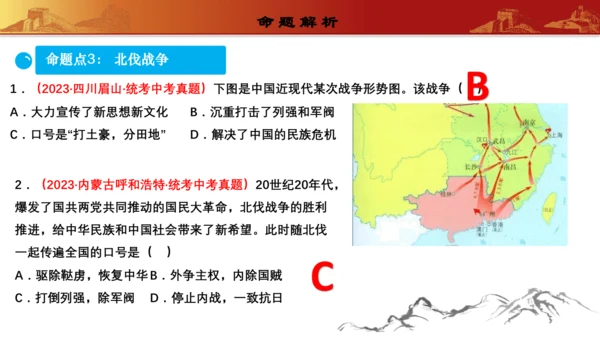 第五单元  从国共合作到国共对立（复习课件）-【课堂无忧】新课标同步核心素养课堂