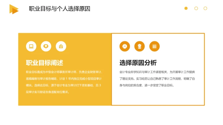 会计财务类专业大学生求职个人能力综合展示职业生涯规划通用PPT