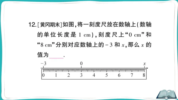 【同步作业】人教版七(上)1.2 有理数 1.2.2 数轴 (课件版)