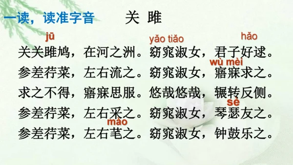第12课《诗经二首》课件(共51张PPT)
