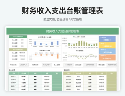 财务收支记账管理系统