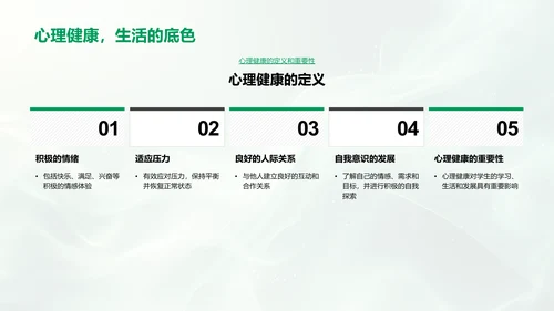 心理健康融课堂