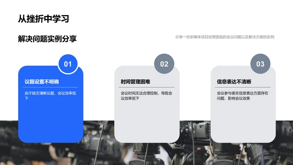 新媒体项目与高效会议PPT模板