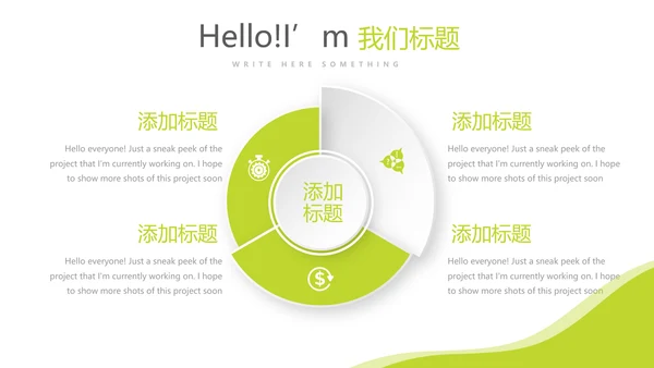 绿色简约大方医药代表述职报告动态PPT