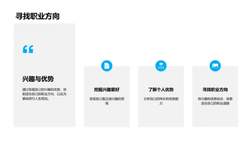 规划生涯 把握未来PPT模板