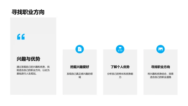 规划生涯 把握未来PPT模板