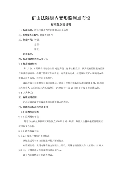 矿山法隧道监测标准化.docx