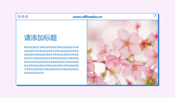 粉蓝色像素风樱花主题游园会活动策划PPT模板