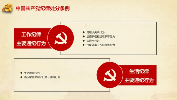 大气2017微党课党员干部基本知识应知应会专题ppt模板